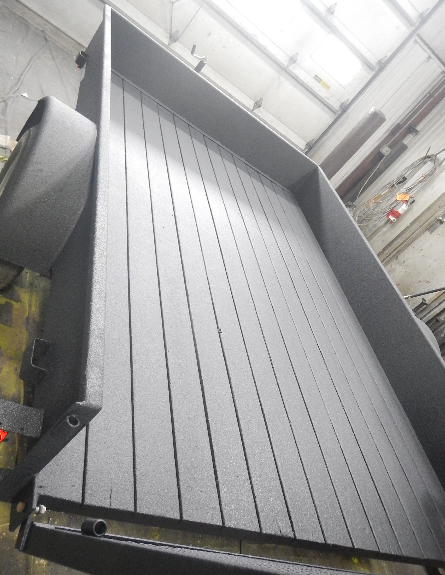Completed sprayed bed liner and underbody job