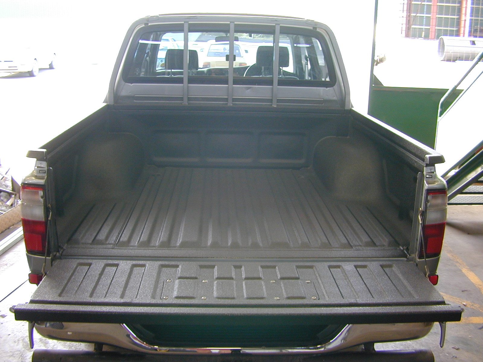 Close view of cured underbody membrane texture